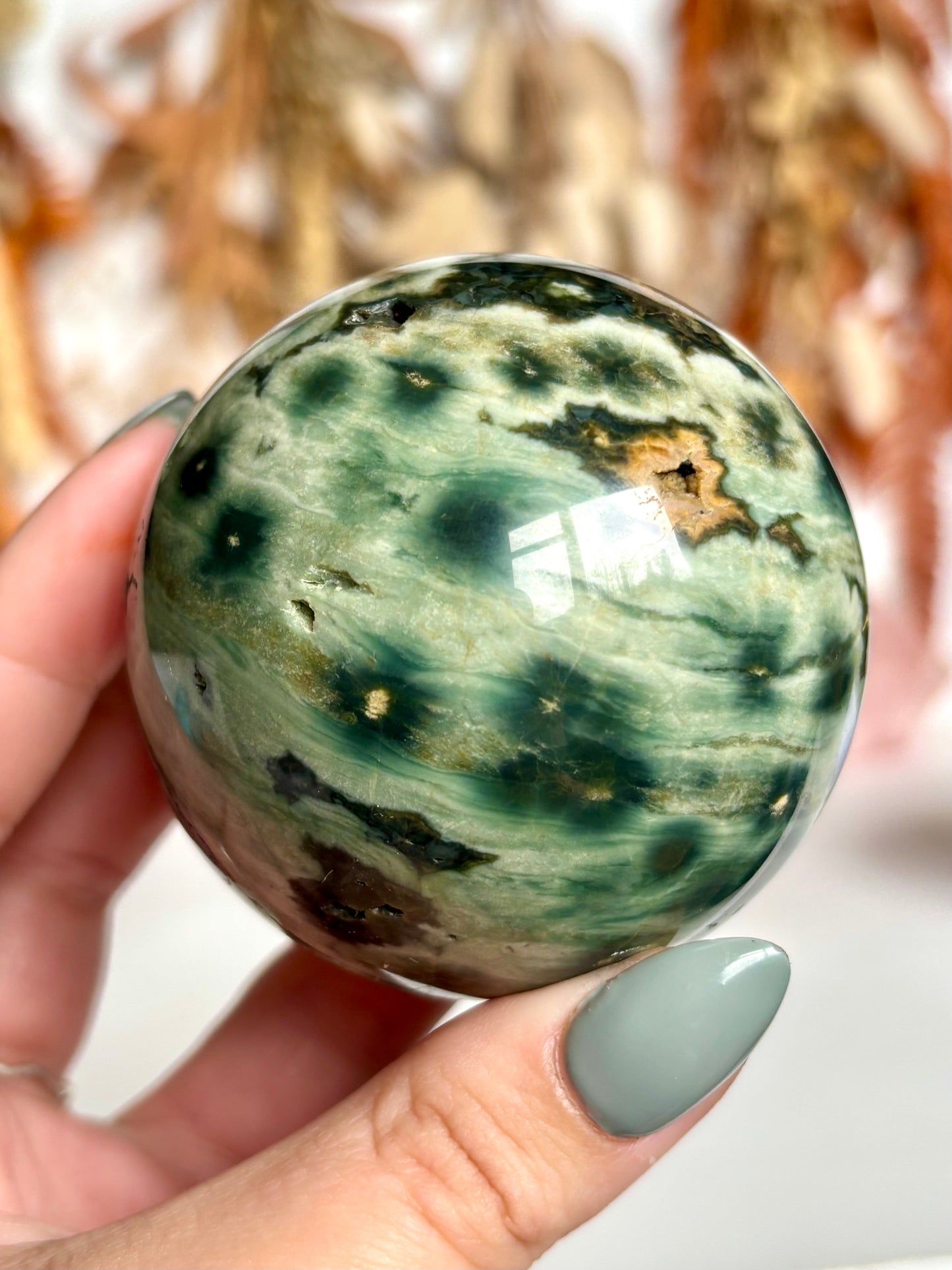 Ocean Jasper Sphere