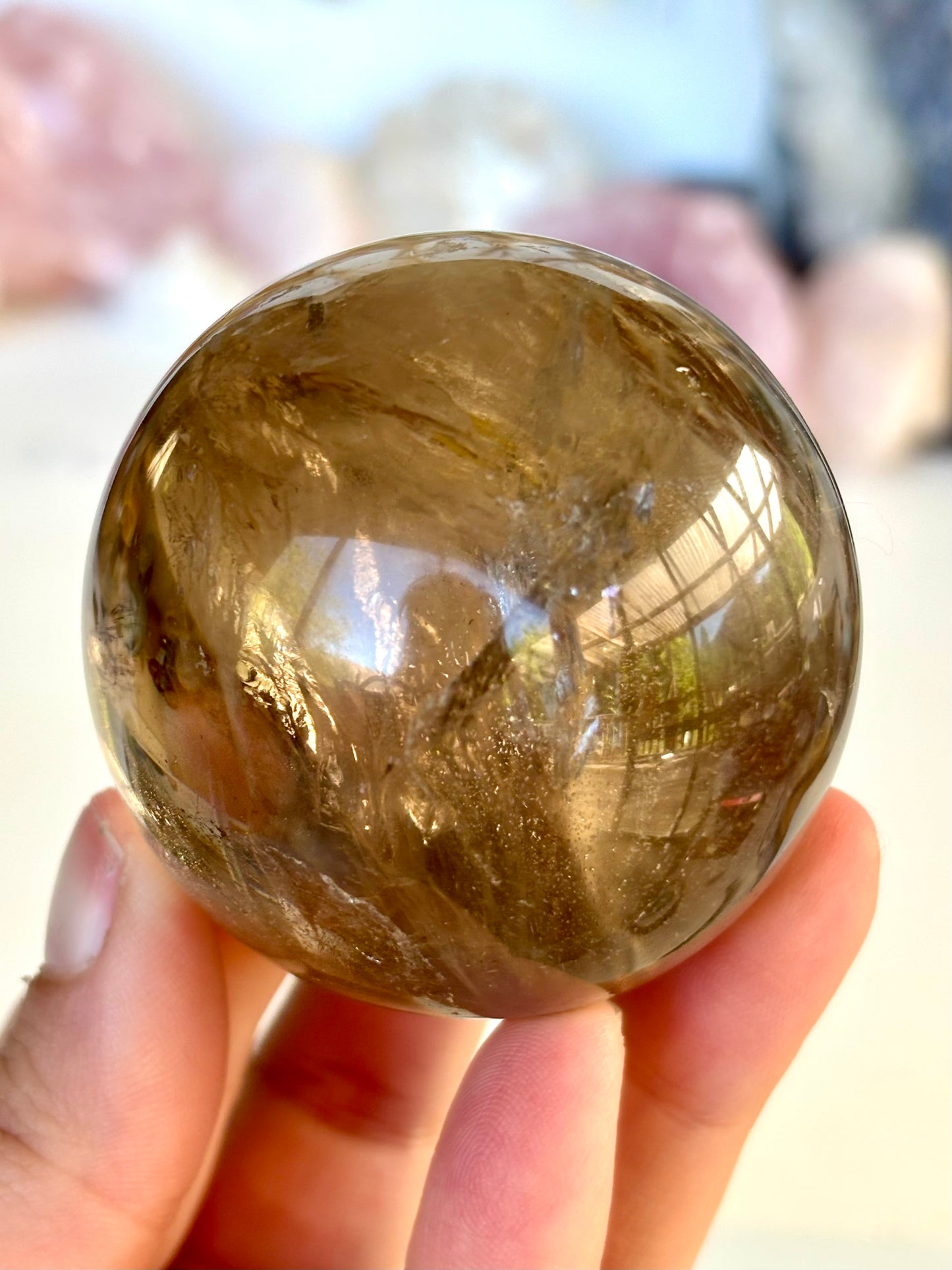 Smoky Quartz Sphere