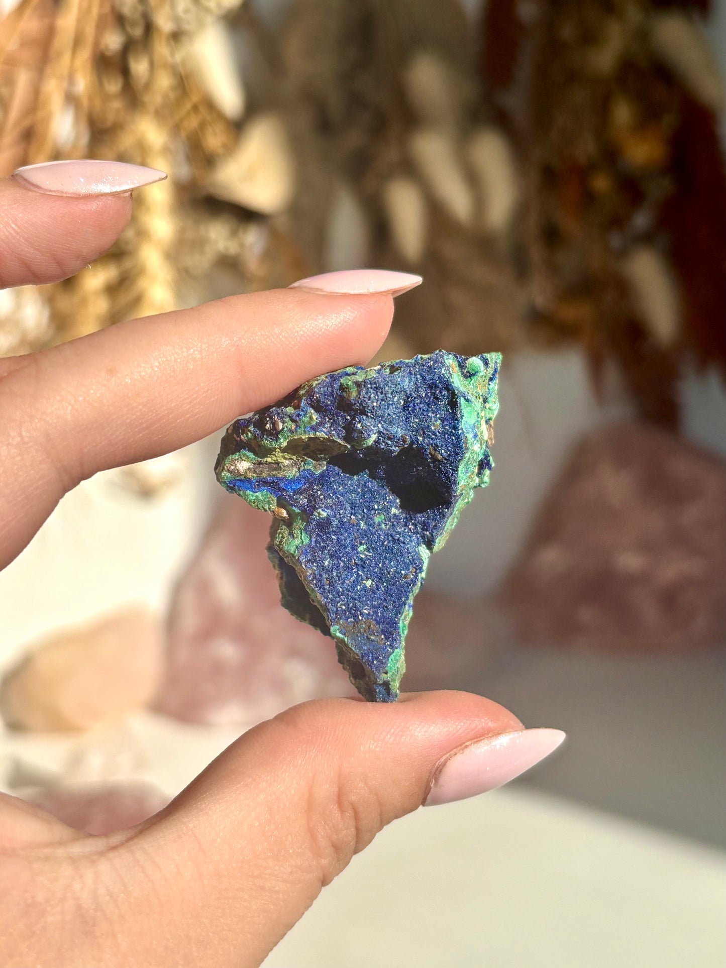 Azurite & Malachite Specimen Cluster