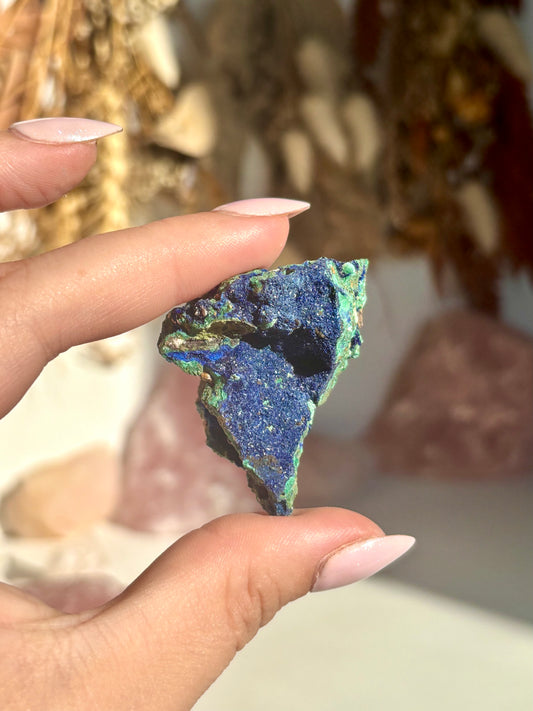Azurite & Malachite Specimen Cluster