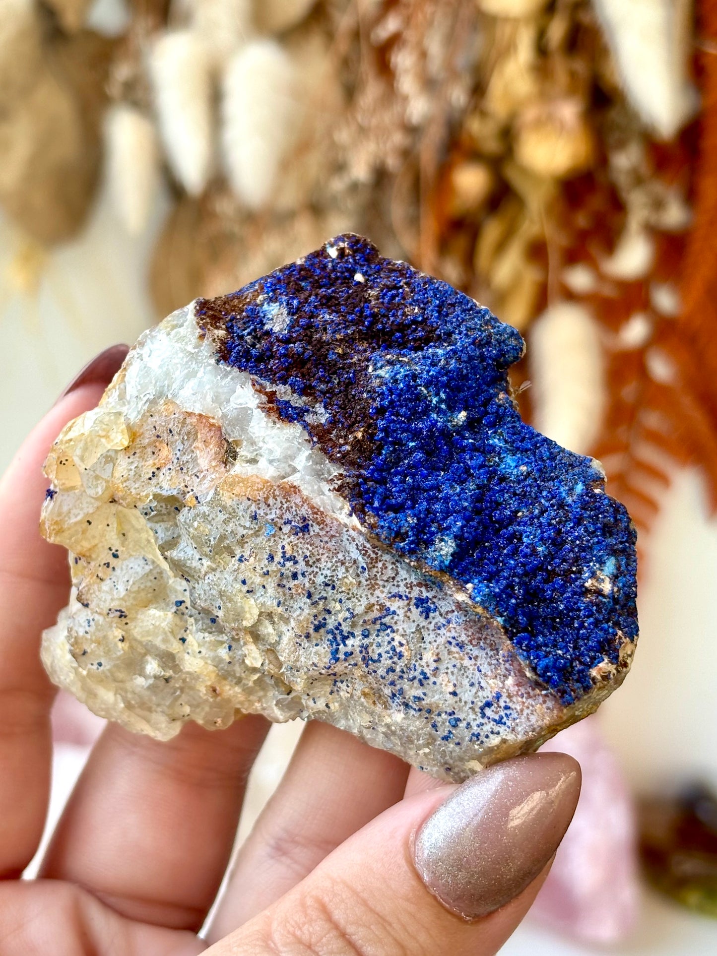 Azurite on Matrix (Morocco)
