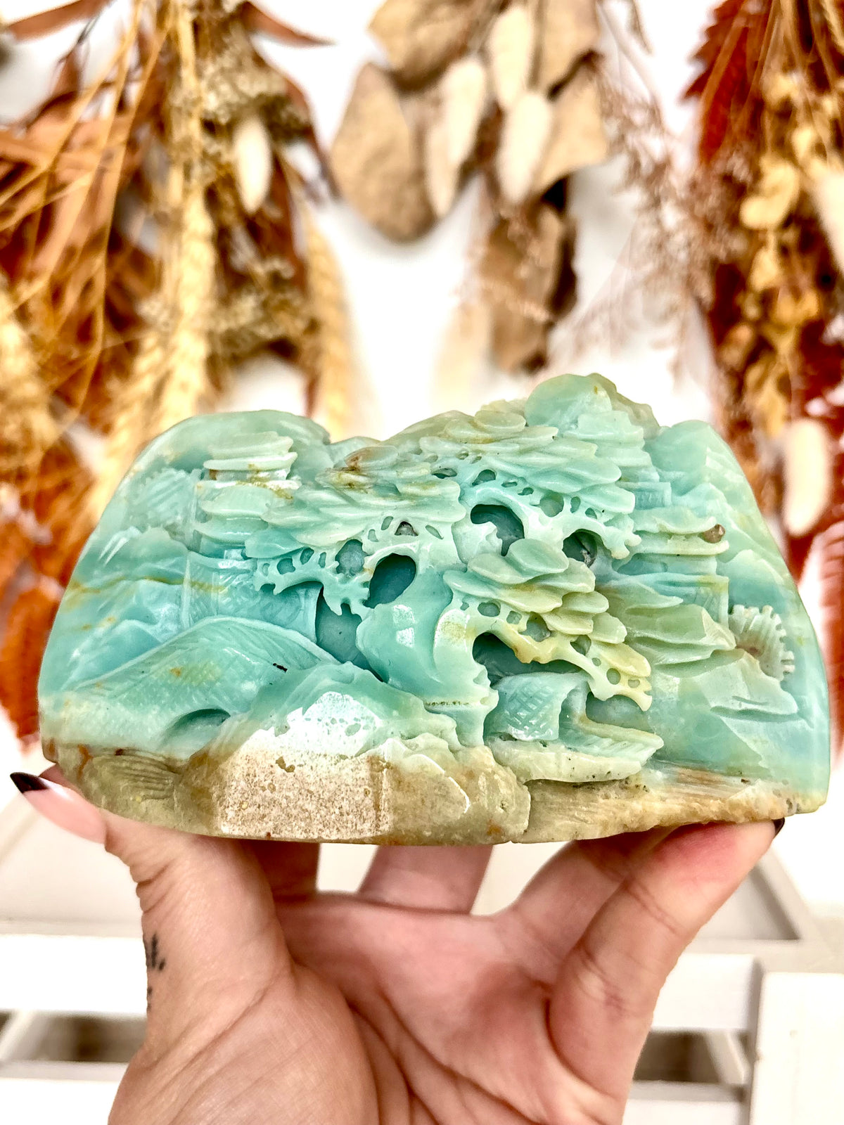 Caribbean Calcite Scenic Carving
