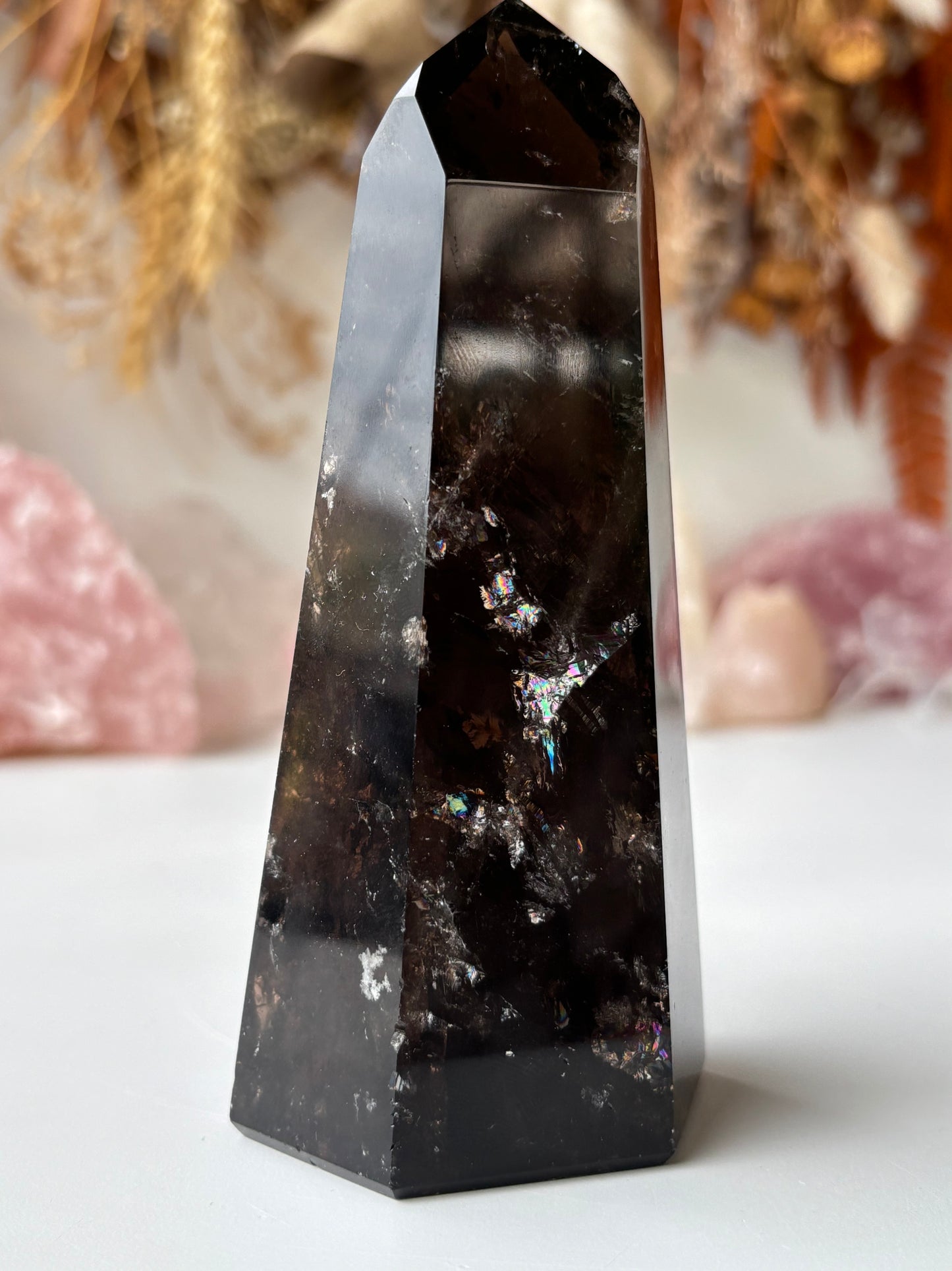 Smoky Quartz Tower