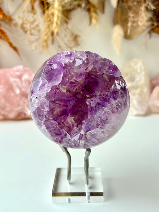 Amethyst Geode Sphere