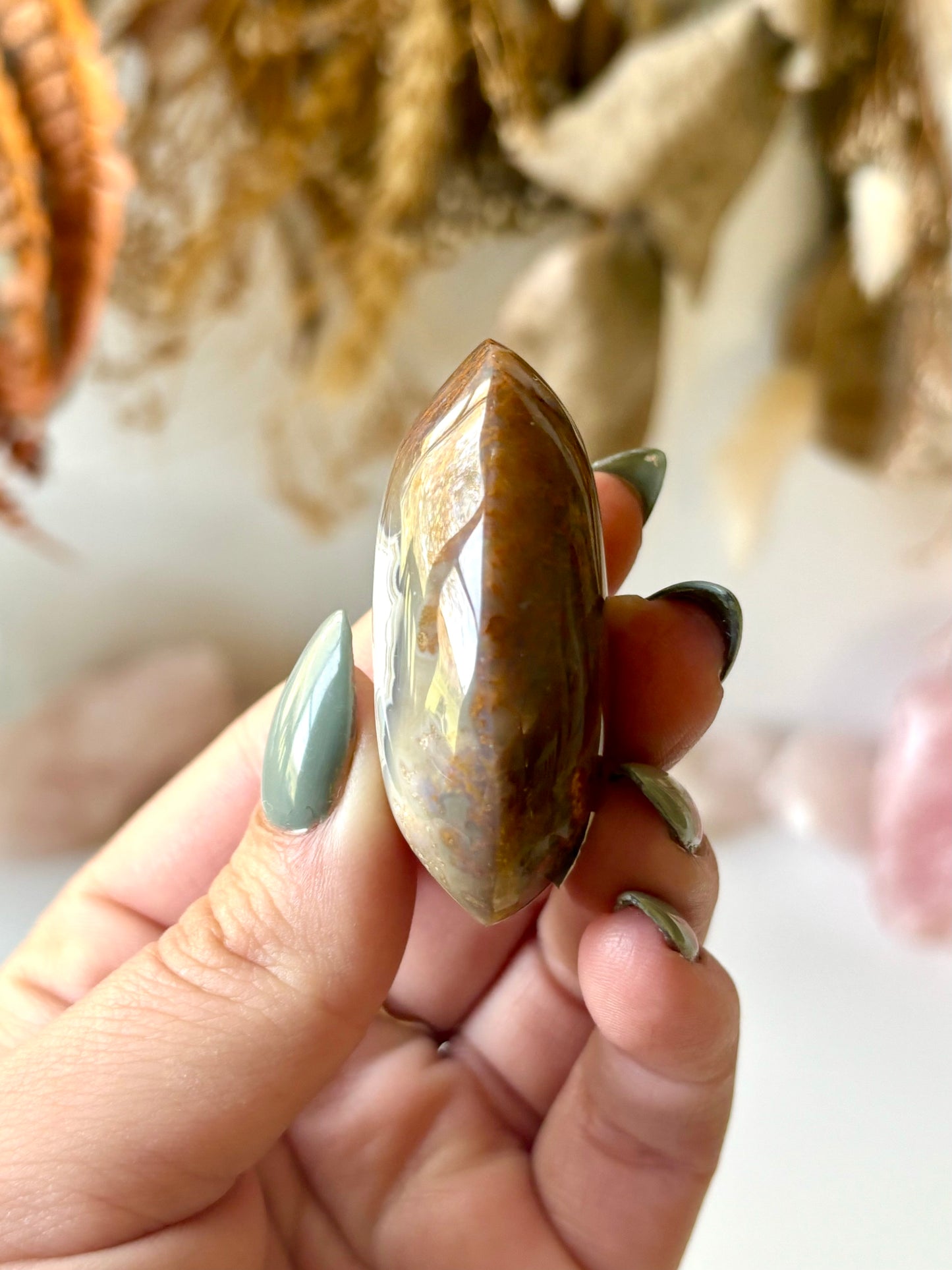 Nebula Agate Palm Stone (S)