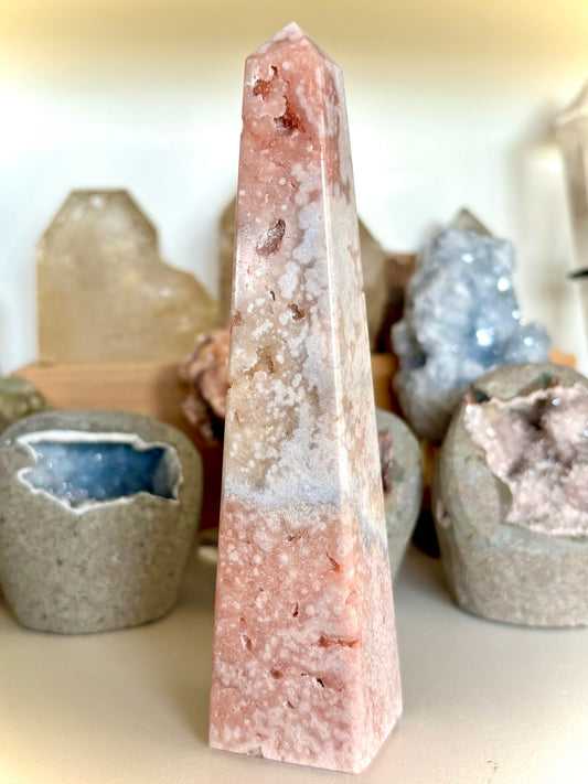 Pink Amethyst Obelisk
