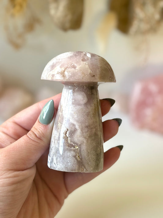 Flower Agate Mushroom (C)