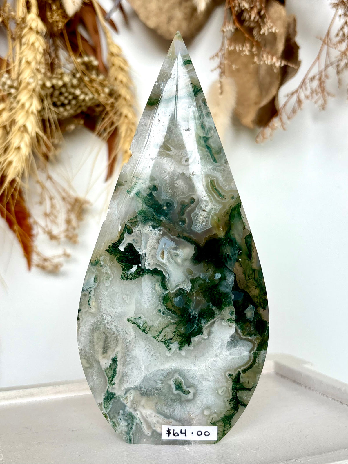 Moss Agate Flame (2)