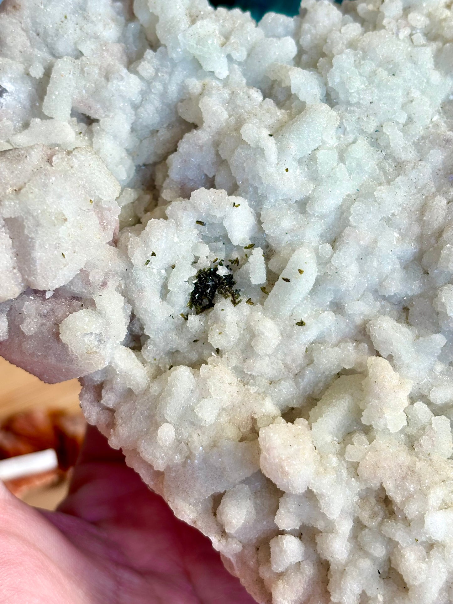 Sugared Quartz with Epidote