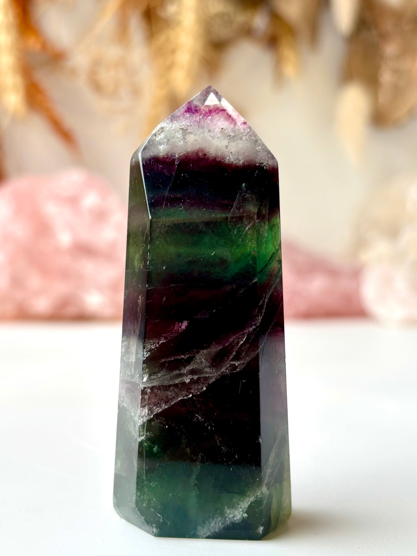 Rainbow Fluorite Tower