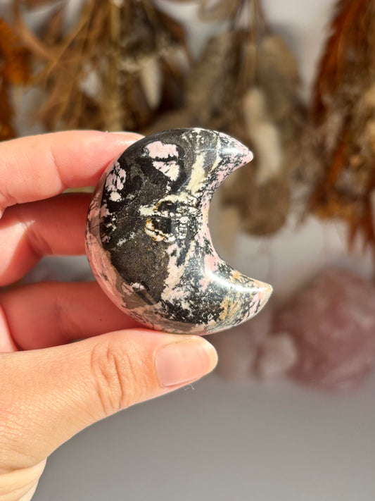 Rhodonite Moon
