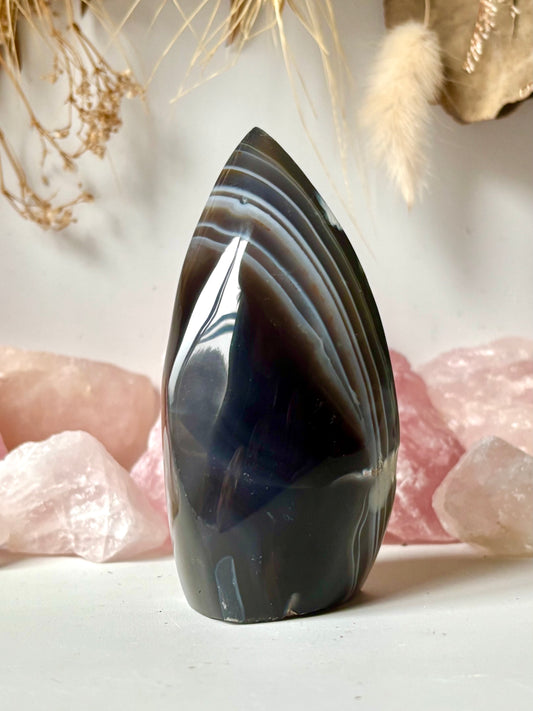 Orca Agate Flame