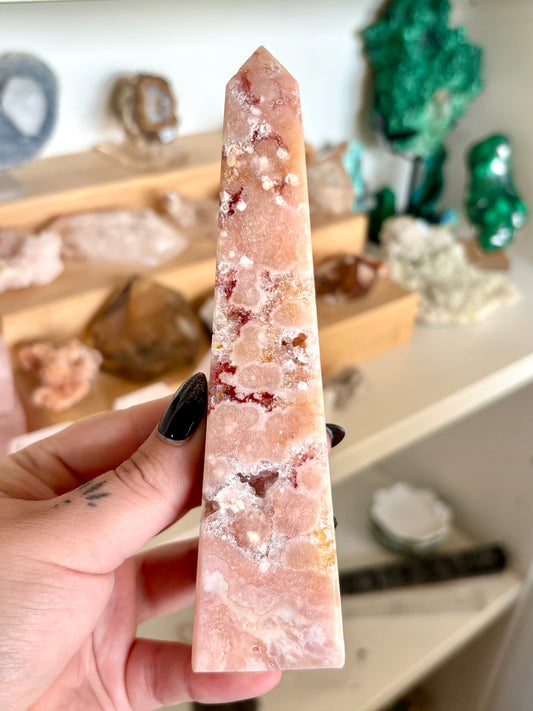 Pink Amethyst Obelisk