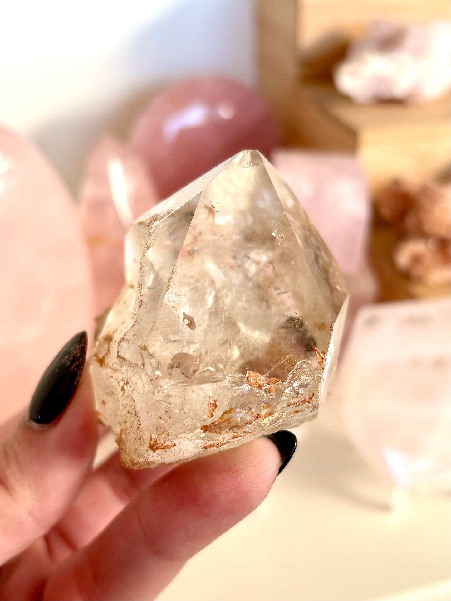 Quartz Natural Point with Penetrator