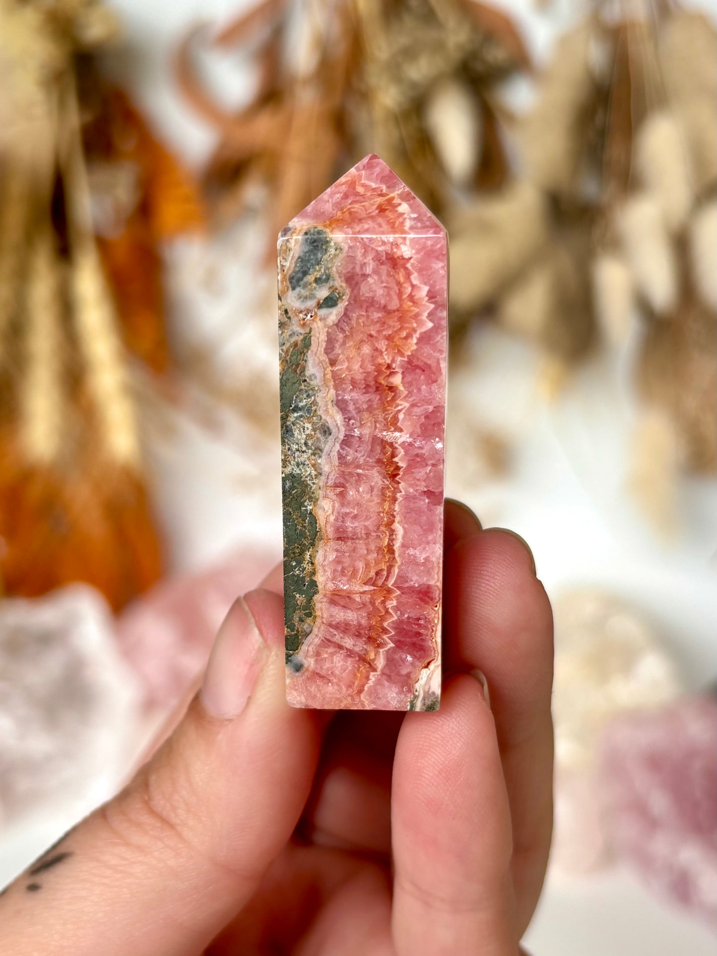 Rhodochrosite Point