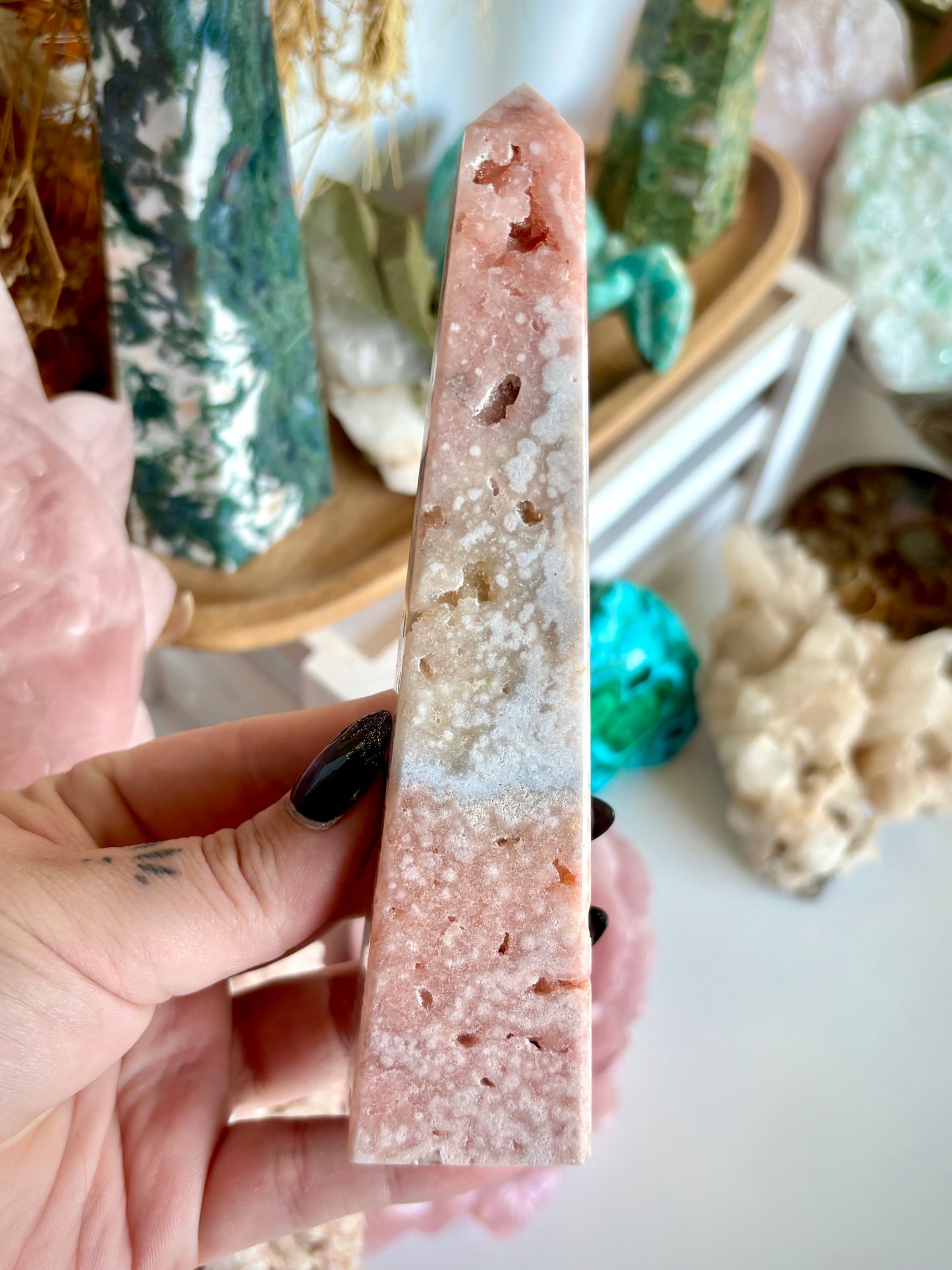 Pink Amethyst Obelisk