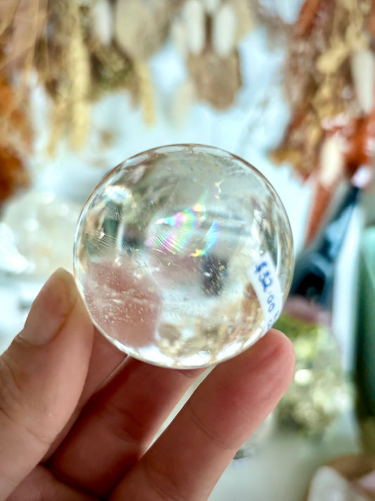 Clear Quartz Sphere 🌈