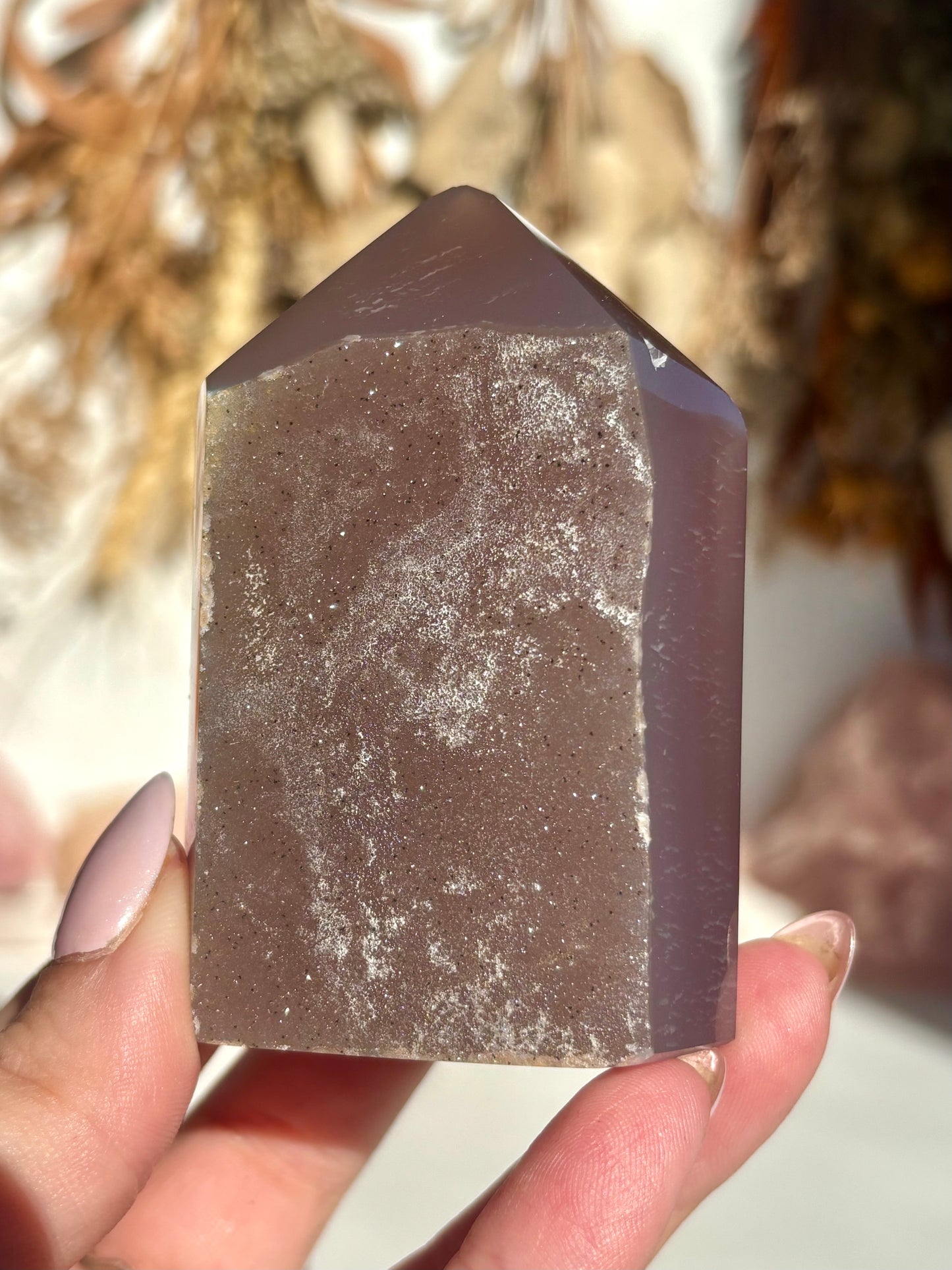 Druze Agate Wide Tower