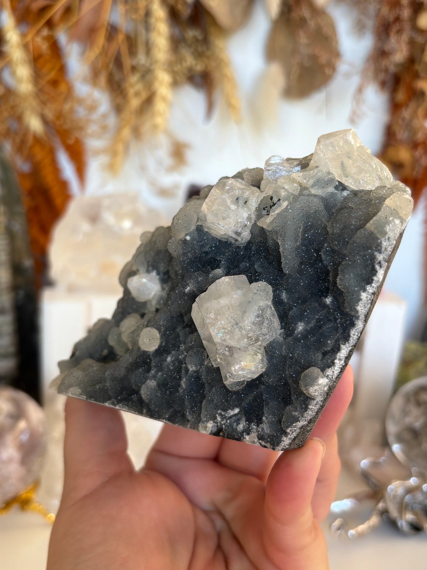 Blue Chalcedony & Apophyllite