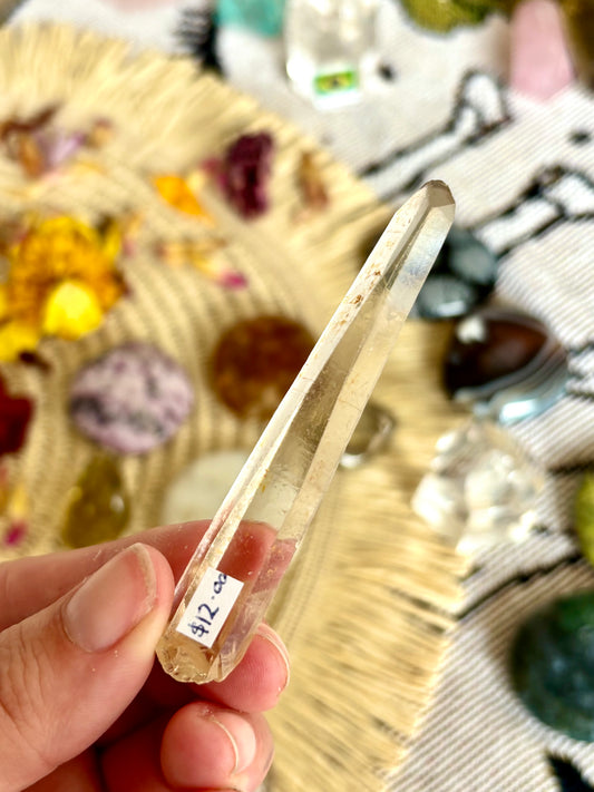 Smoky Lemurian Natural Point