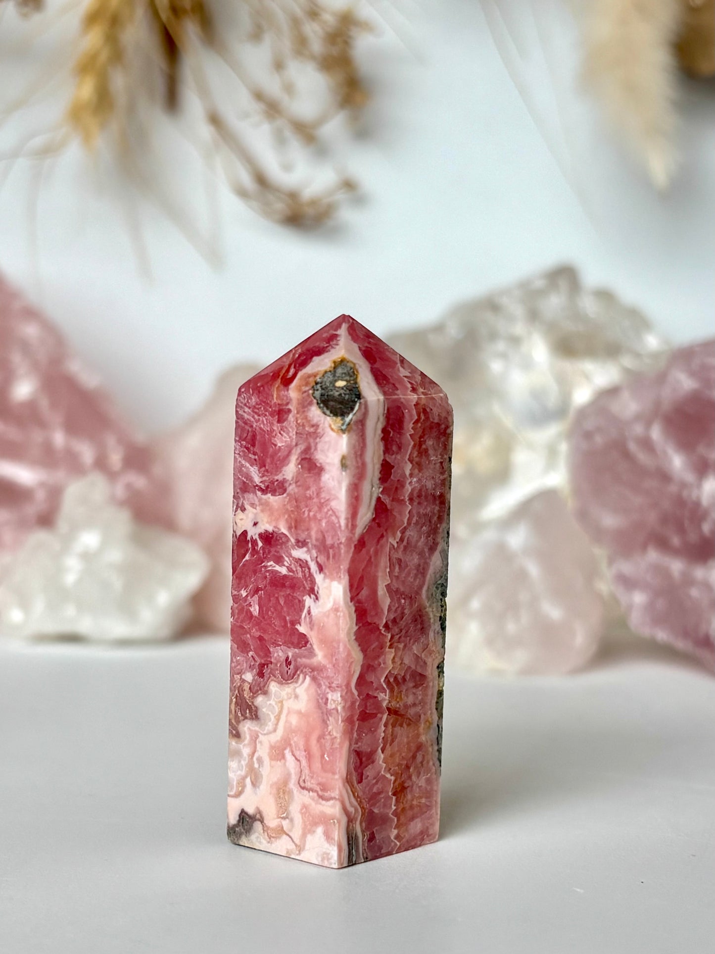 Rhodochrosite Point