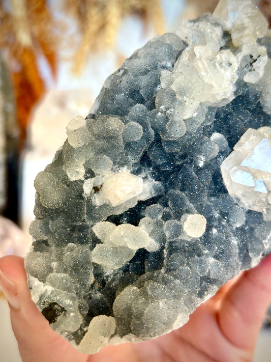 Blue Chalcedony & Apophyllite
