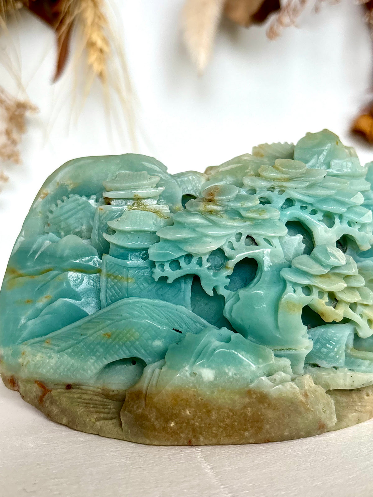 Caribbean Calcite Scenic Carving