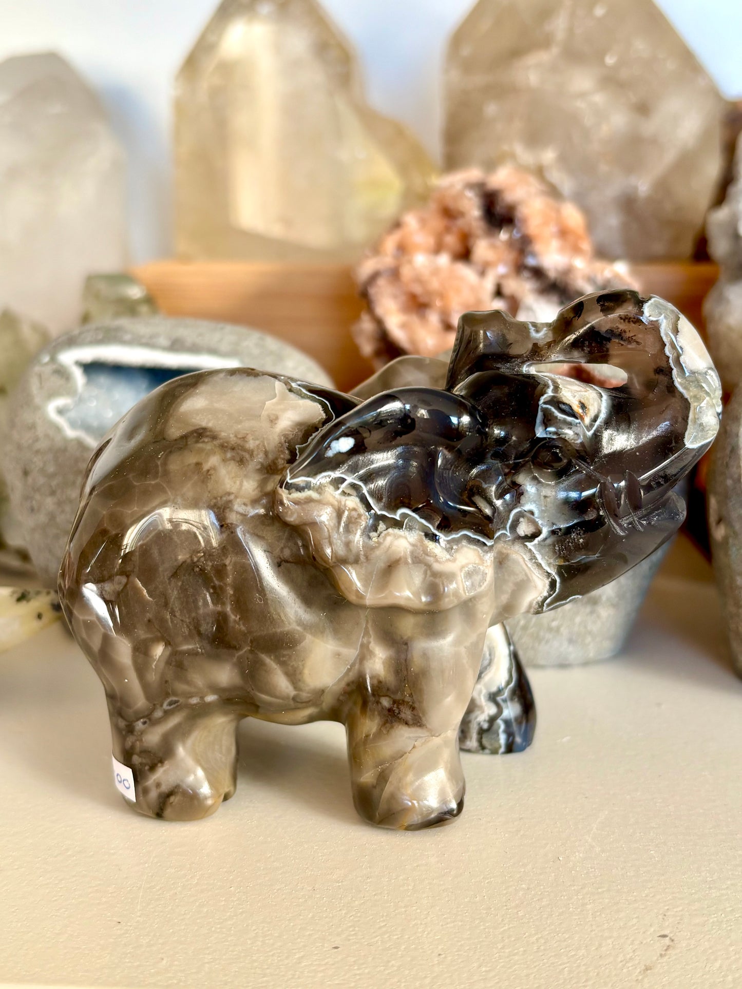Volcano Agate Elephant
