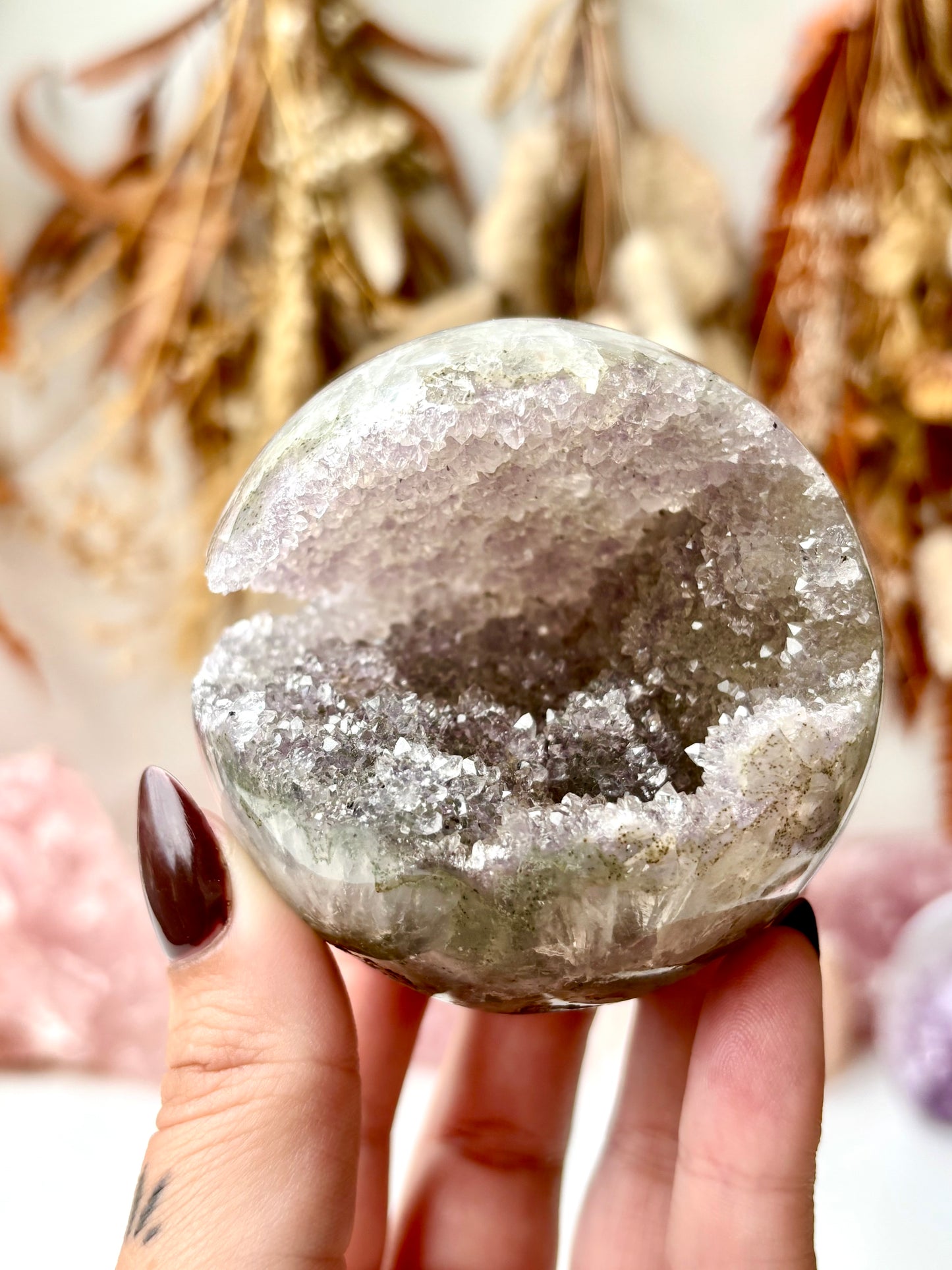 Amethyst Geode Sphere