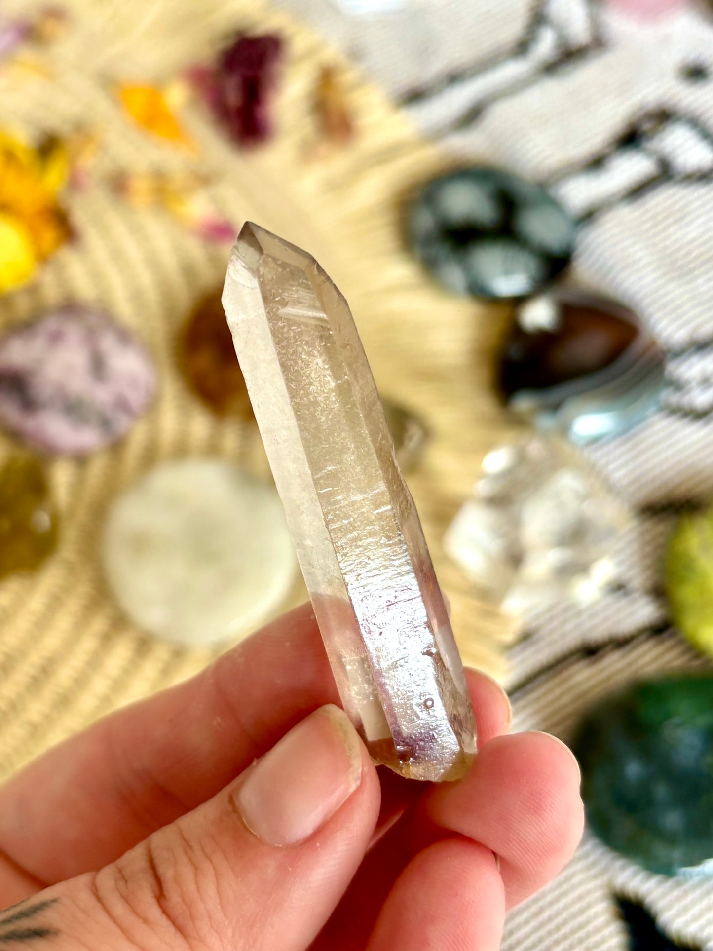 Smoky Lemurian Natural Point