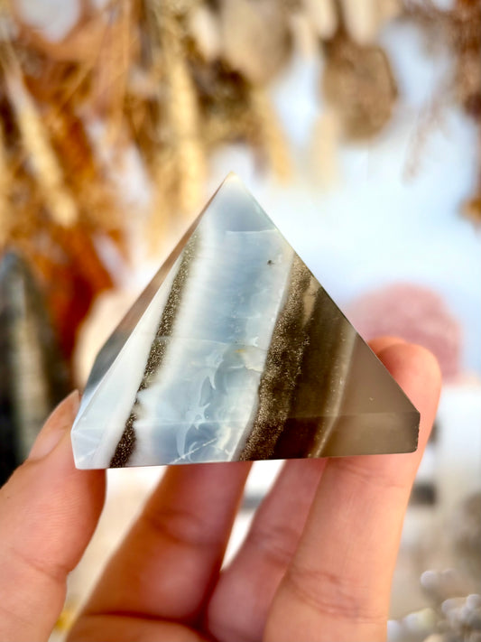Blue Opal Pyramid