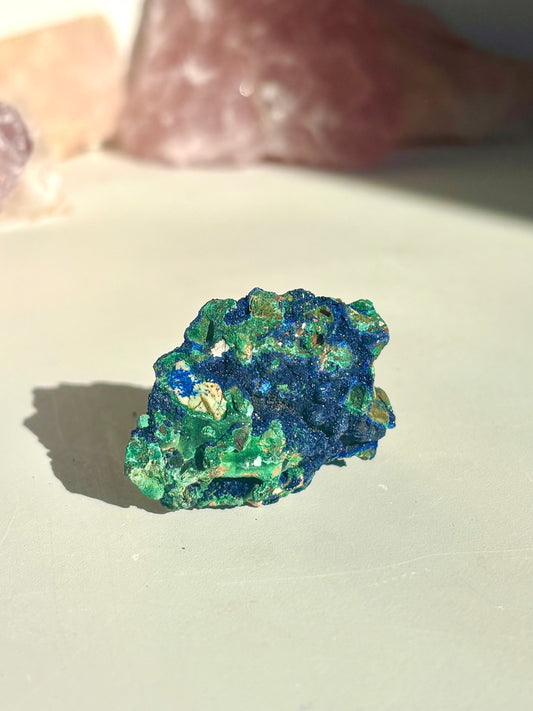 Azurite & Malachite Specimen Cluster