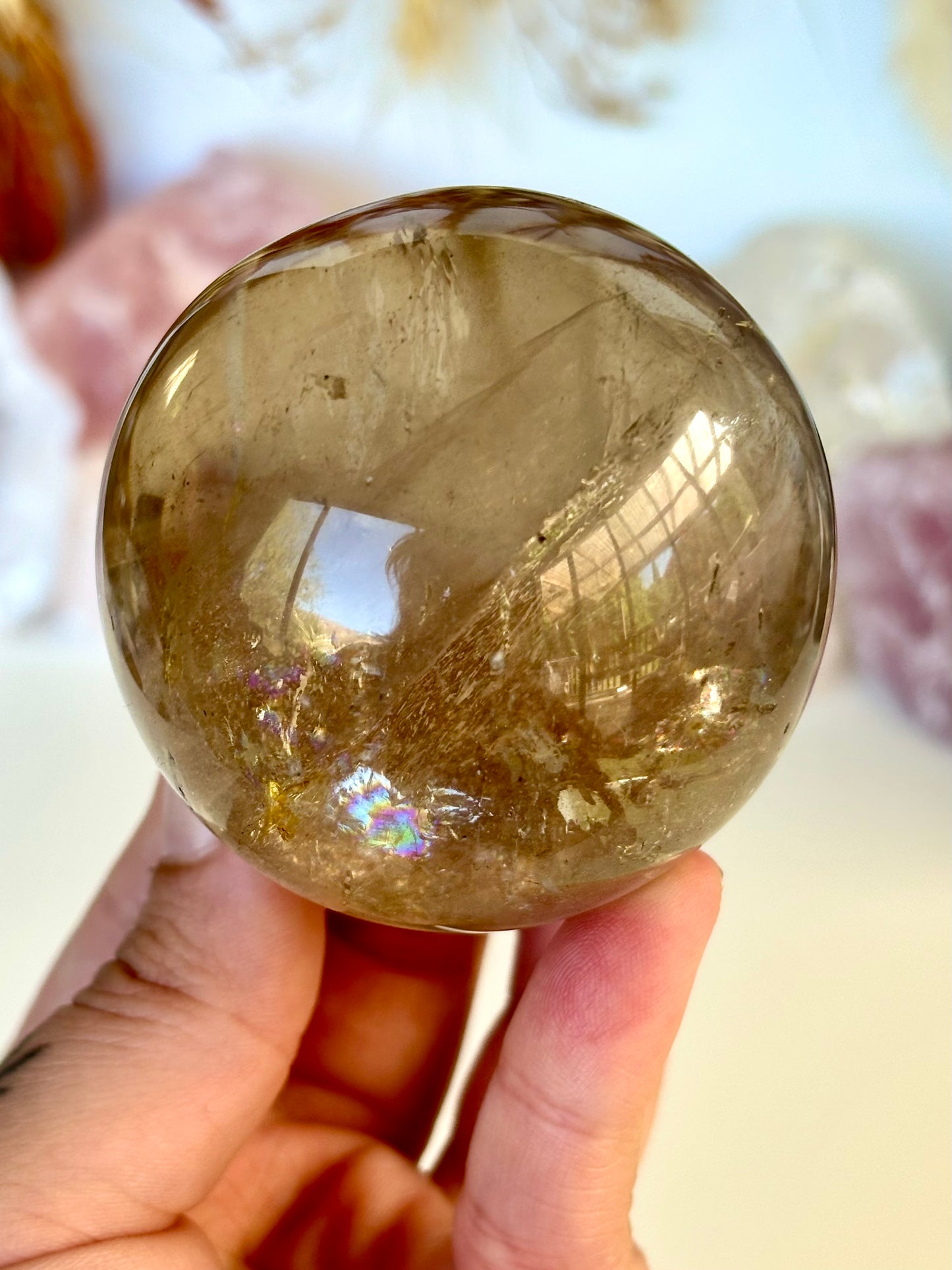 Smoky Quartz Sphere
