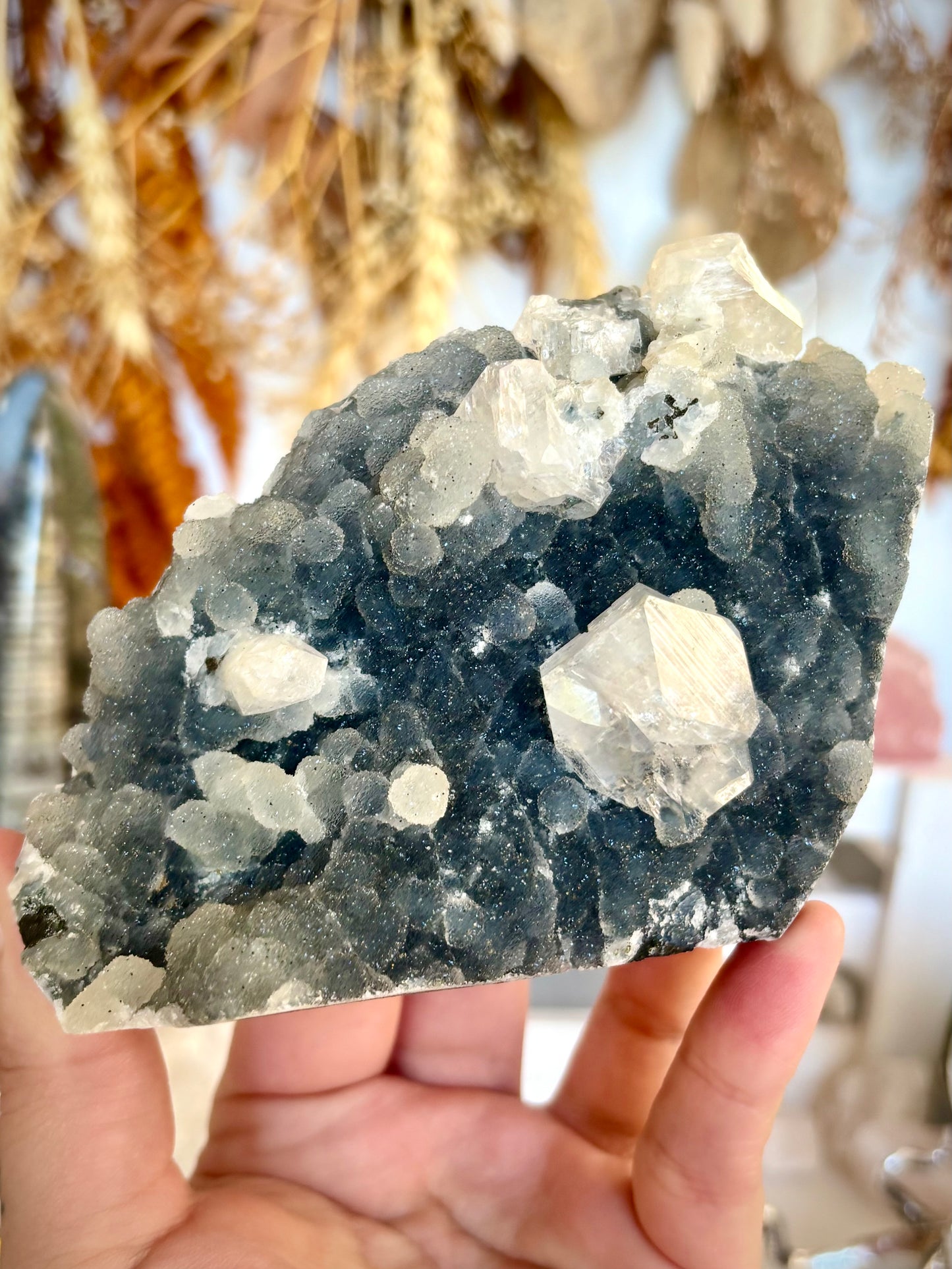 Blue Chalcedony & Apophyllite