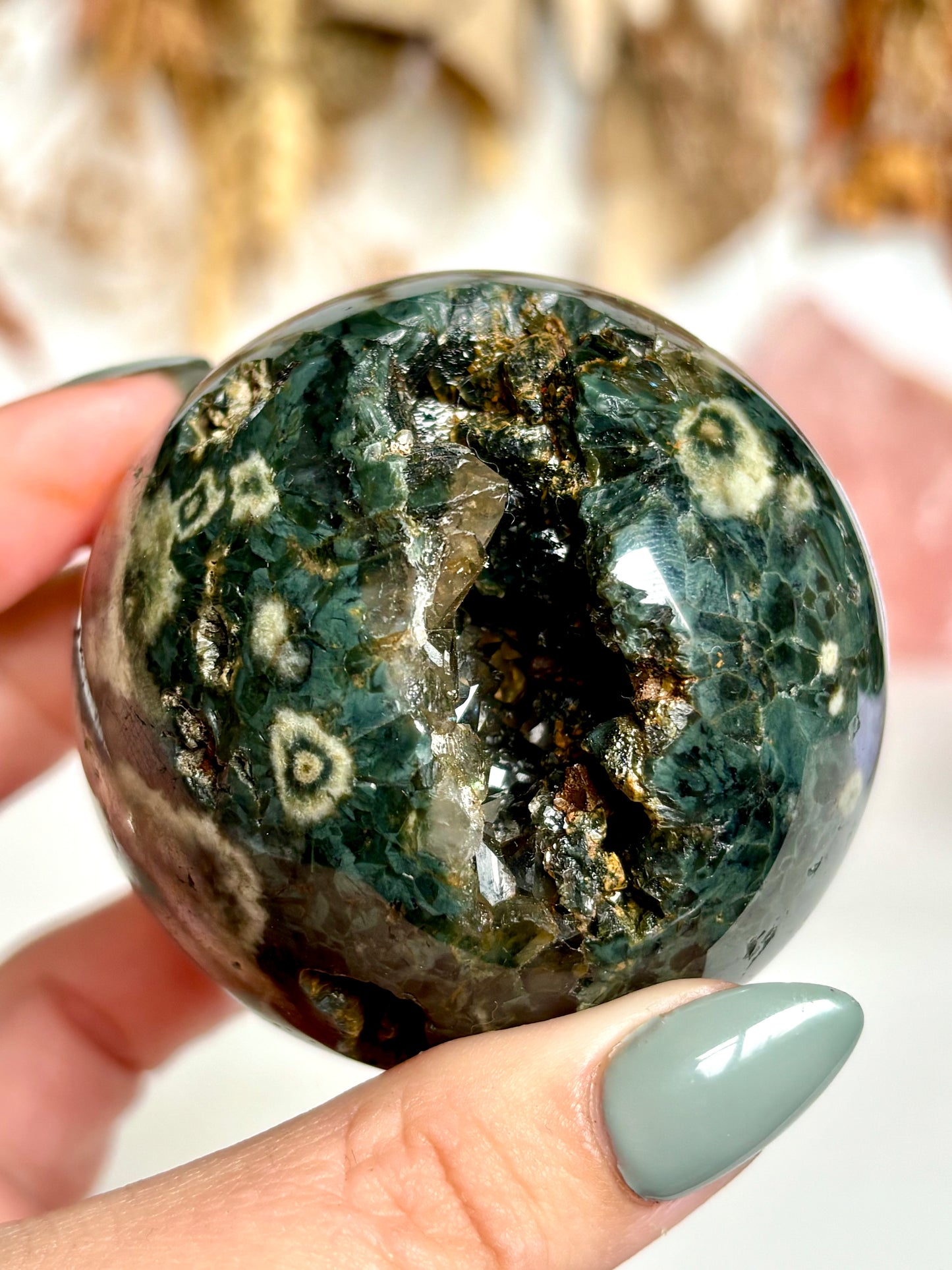 Ocean Jasper Sphere