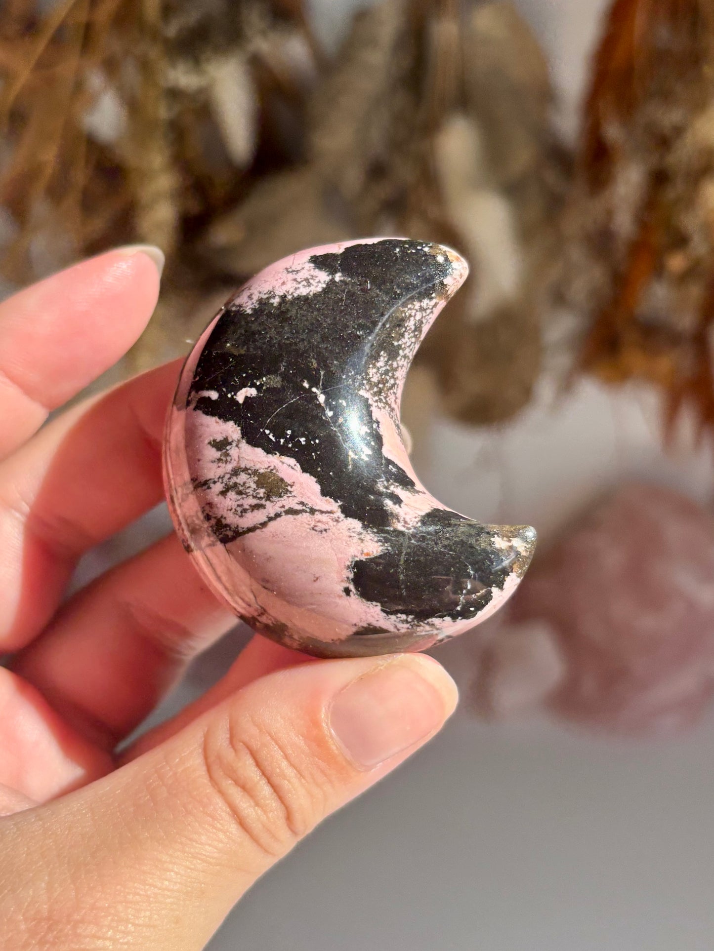 Rhodonite Moon (2)