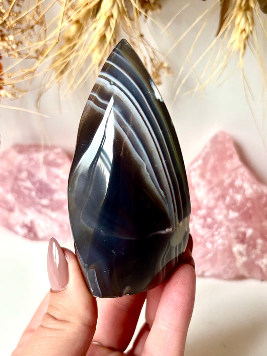 Orca Agate Flame