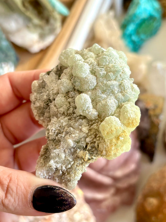 Botryoidal Prehnite Cluster