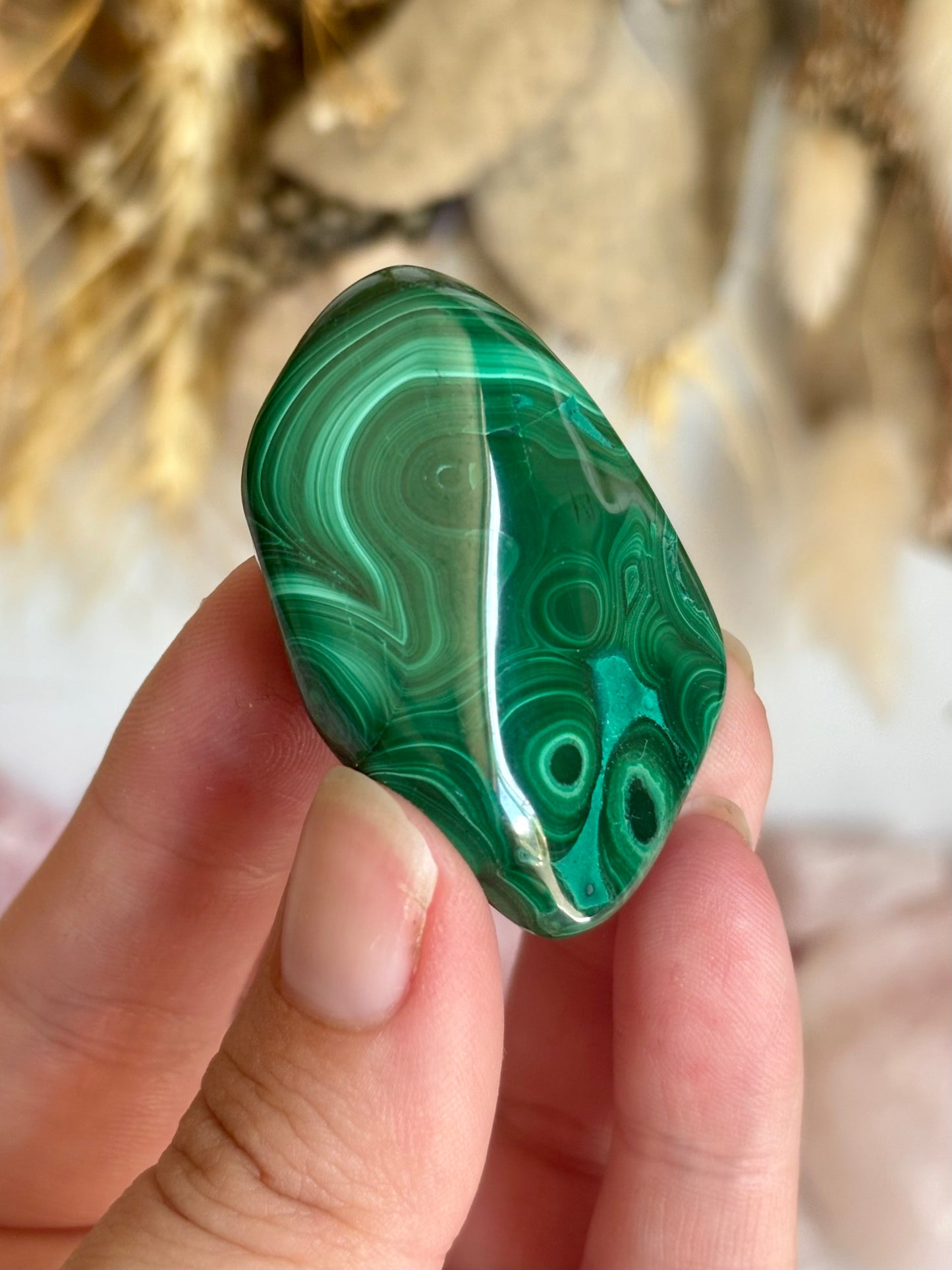 Chunky Malachite Tumble (A)