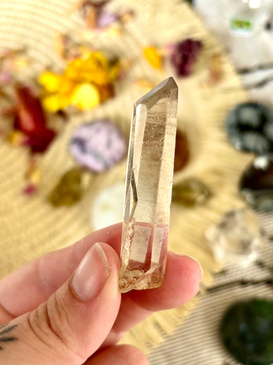 Smoky Lemurian Natural Point