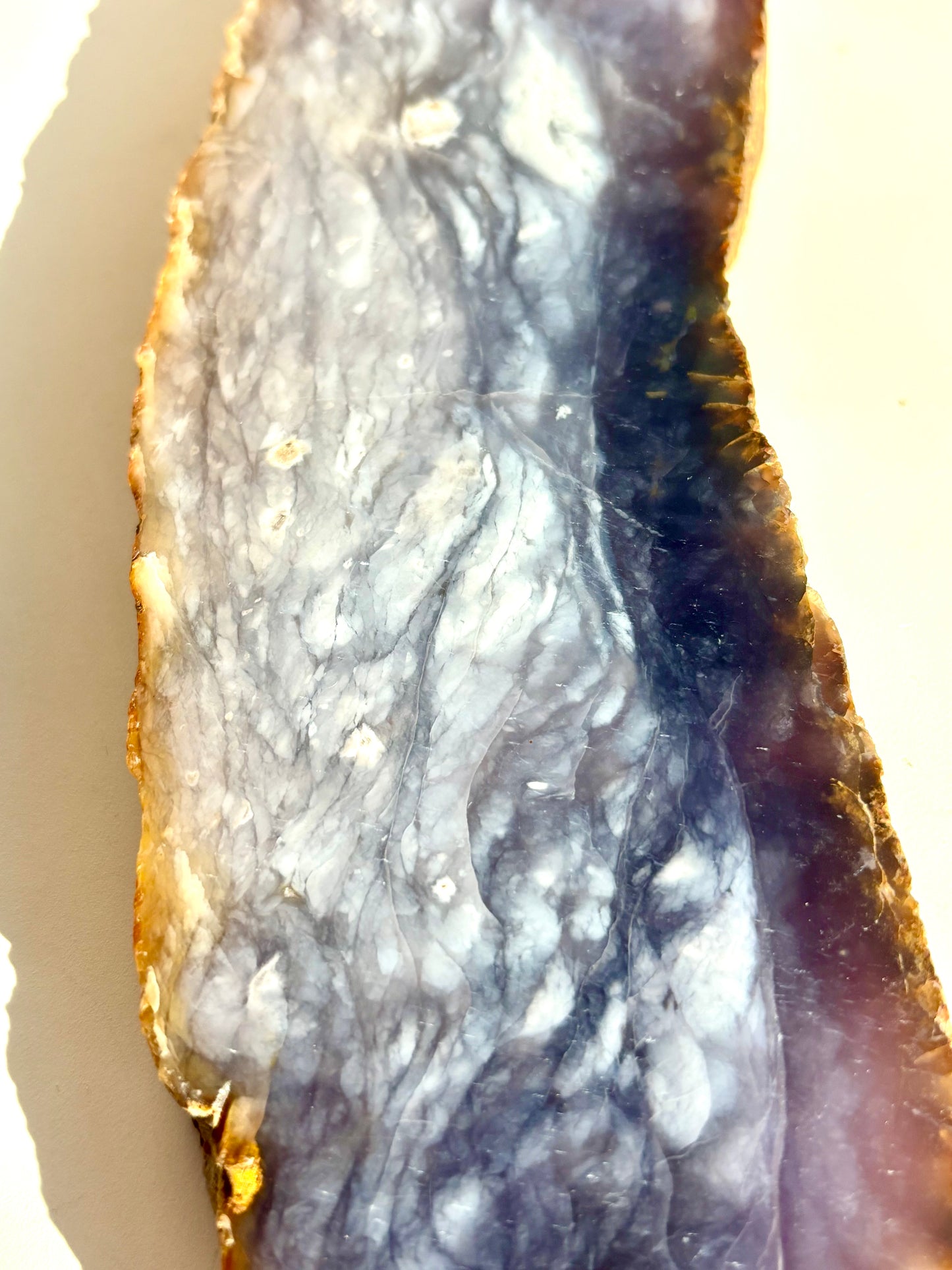 Purple Chalcedony Slab (Indonesia)