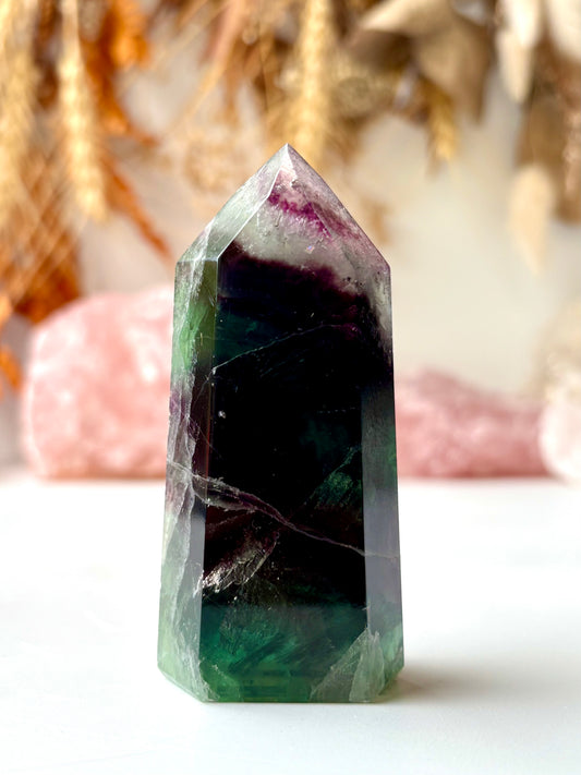 Rainbow Fluorite Tower