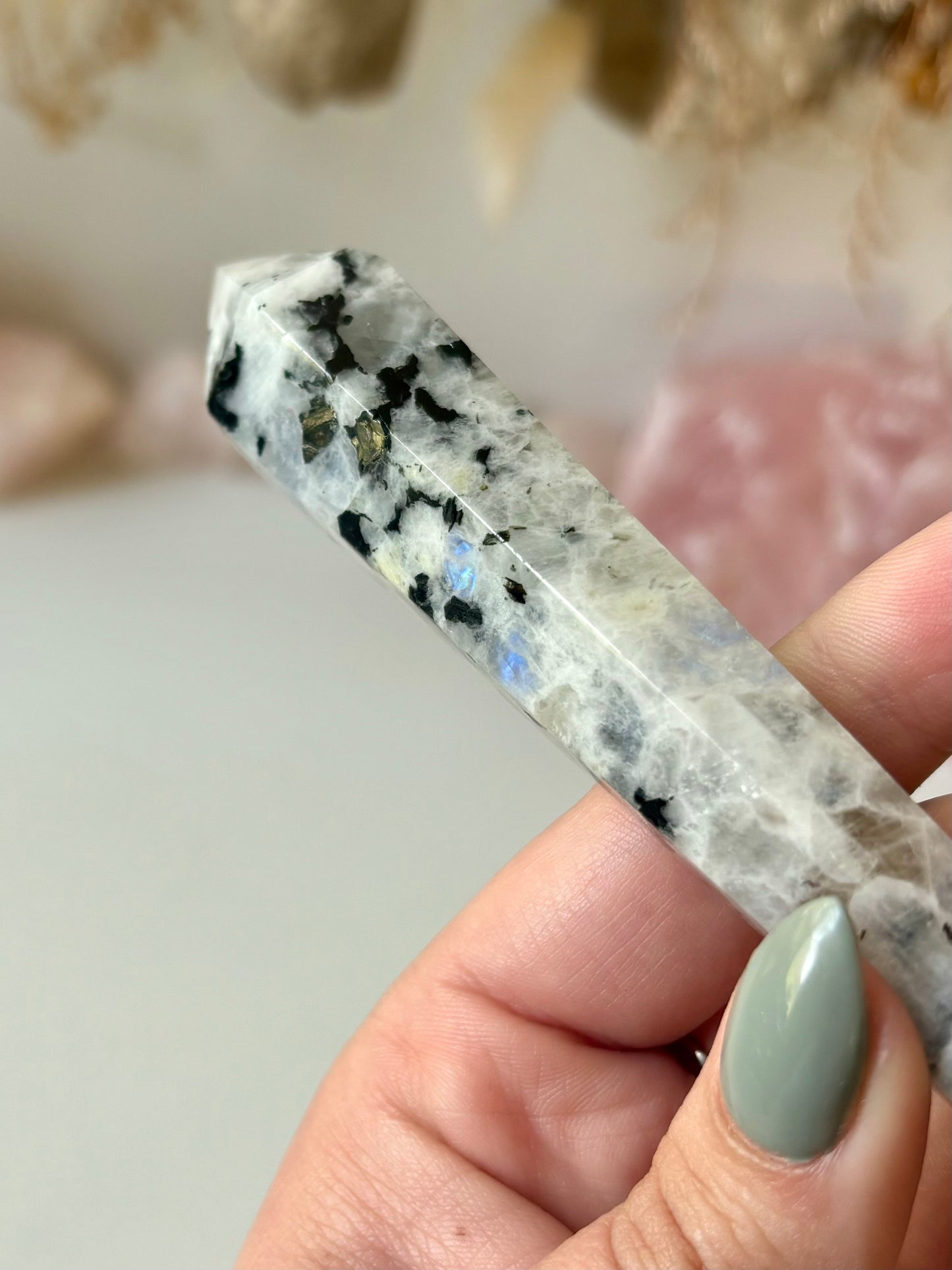 Rainbow Moonstone Small Scepter