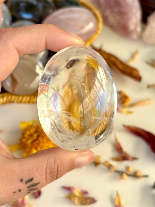 Clear Quartz Palm - Large