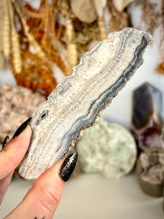 Black & Yellow Crazy Lace Agate Slab -Indonesia