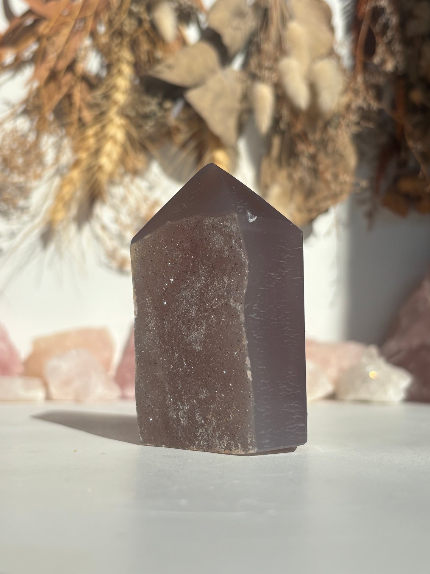 Druze Agate Wide Tower
