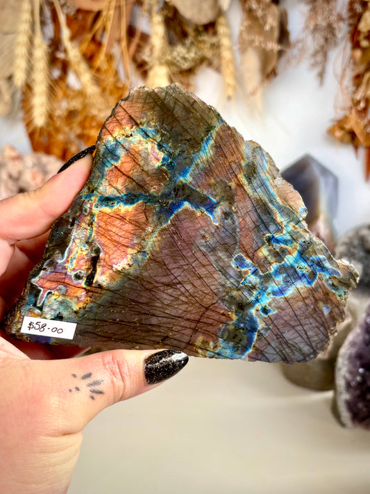 Labradorite Polished Single Face