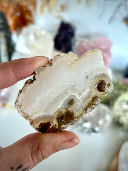 Nebula Agate Slice