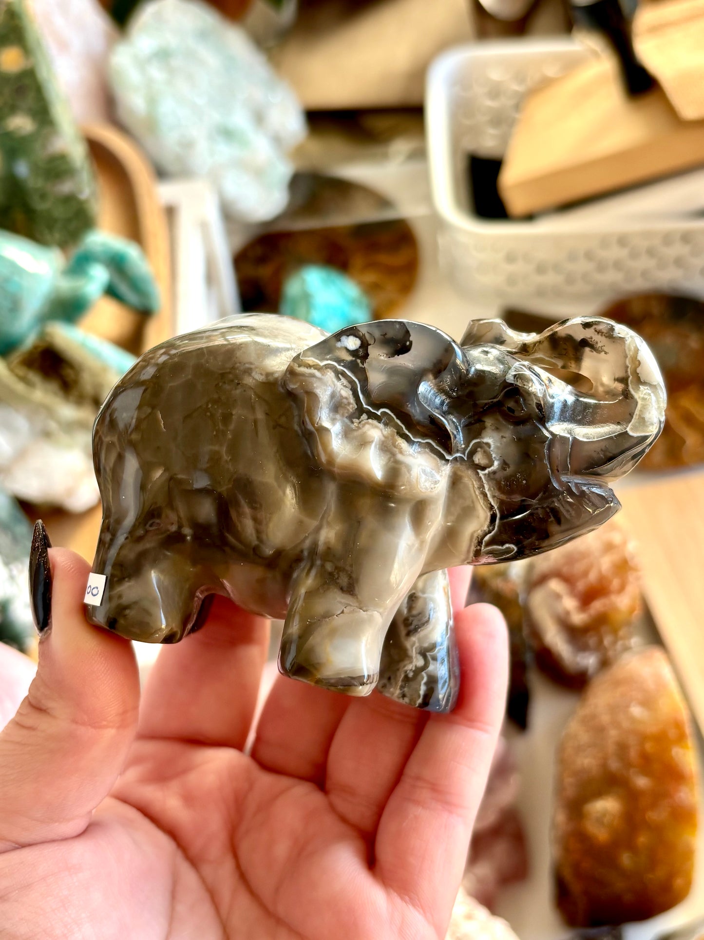 Volcano Agate Elephant