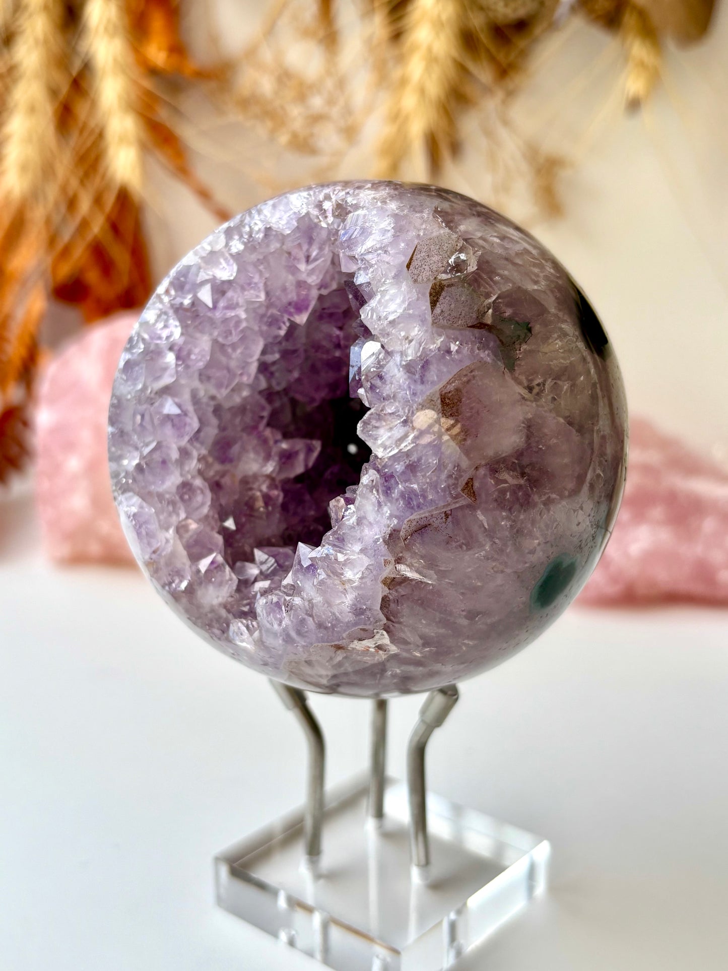 Amethyst Geode Sphere